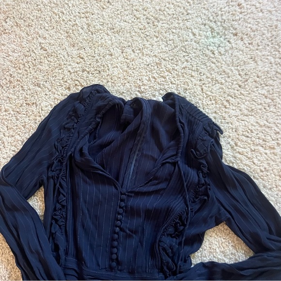 Maje Playsuit with ruffles - Picture 6 of 9